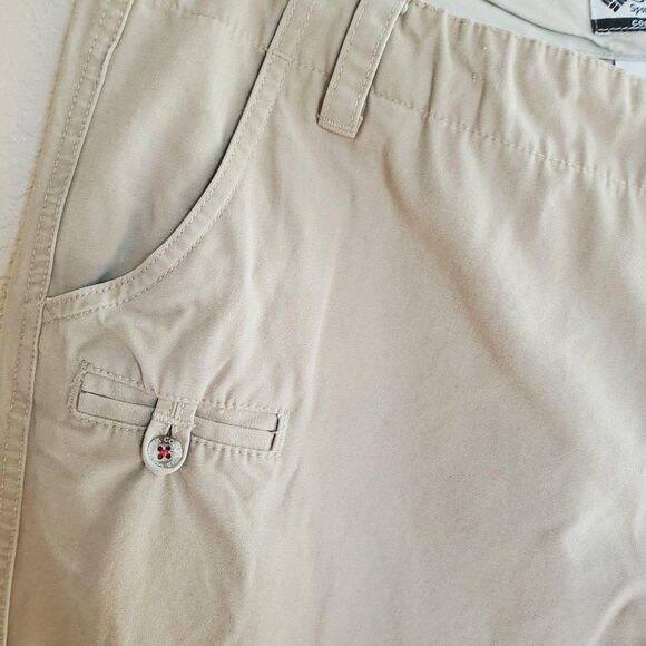 Columbia Womens Pants Khaki 12L Straight Leg Active Outdoor - Picture 4 of 7
